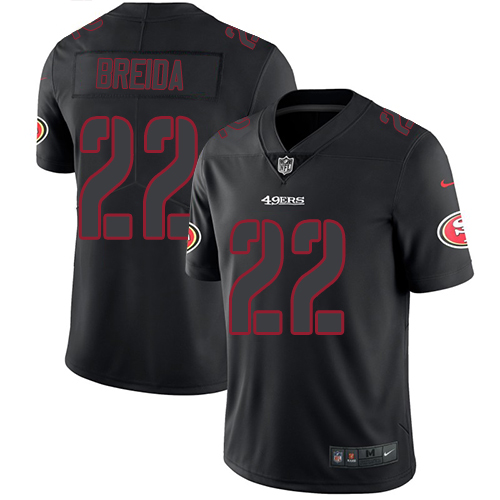 San Francisco 49ers Limited Black Men Matt Breida NFL Jersey 22 Rush Impact